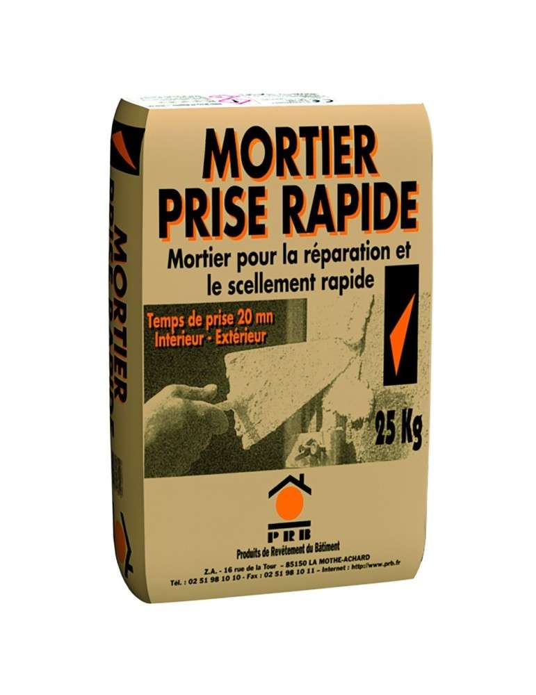 MORTIER PRET A L'EMPLOI - Mortier, Ciment, Béton, Enrobé, Pigment - GEOLOC  Matériel-Outils