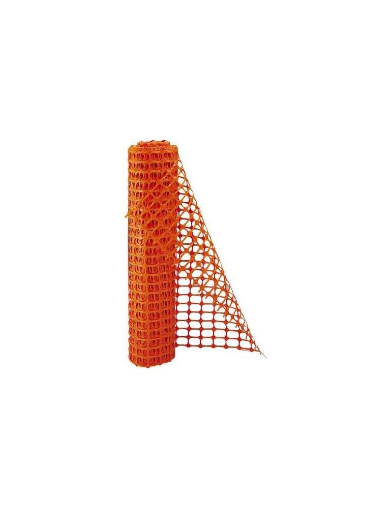 Grillage de signalisation orange 50 mètres - Taliaplast