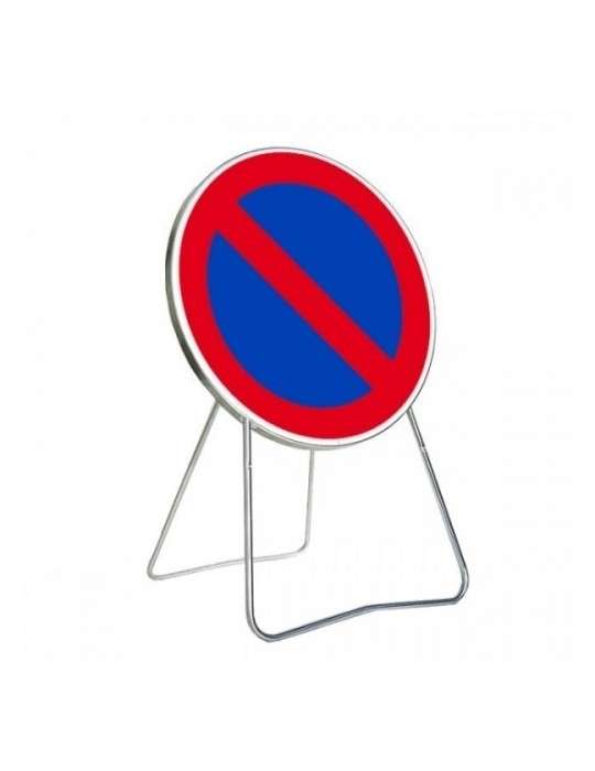 Panneau interdiction de stationner mobile - Direct Signalétique